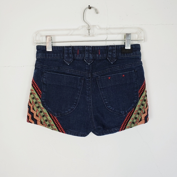 BDG Southwest Tribal Embroidered Shorts 24 - Picture 7 of 11